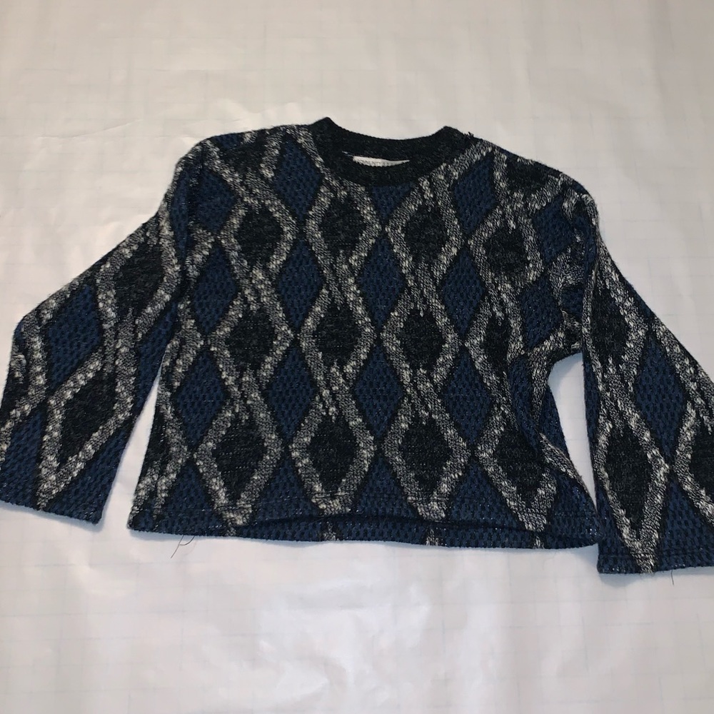 Blue and Black Sweater